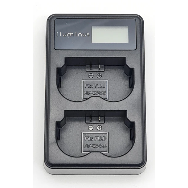 Iluminus Cargador Doble Para Baterías Fujifilm NP-W235 9
