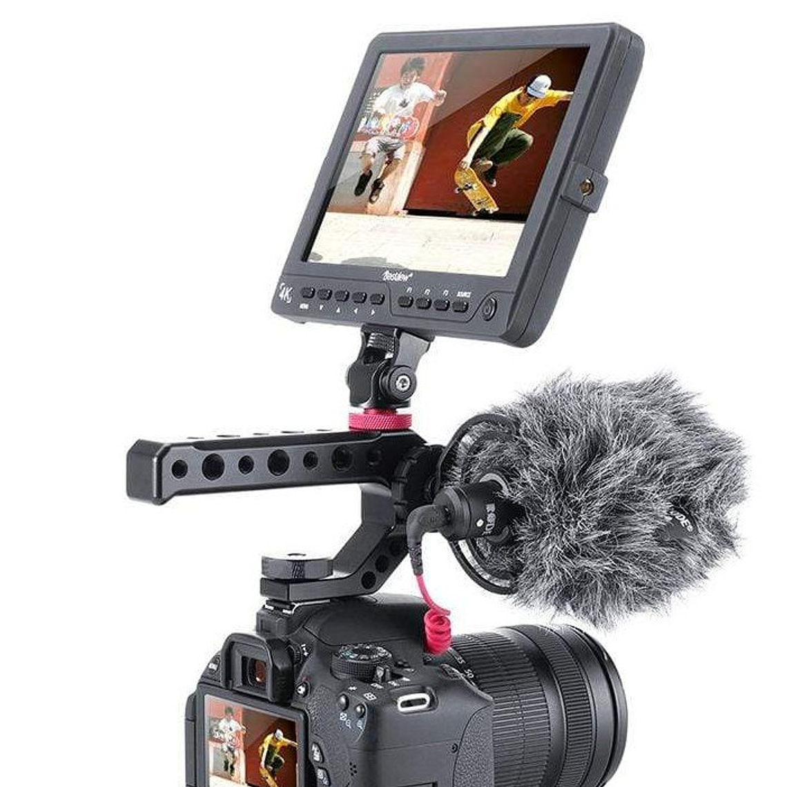 UuRig R005 Empuñadura Para Cámaras Tomas de Ángulo Bajo 5