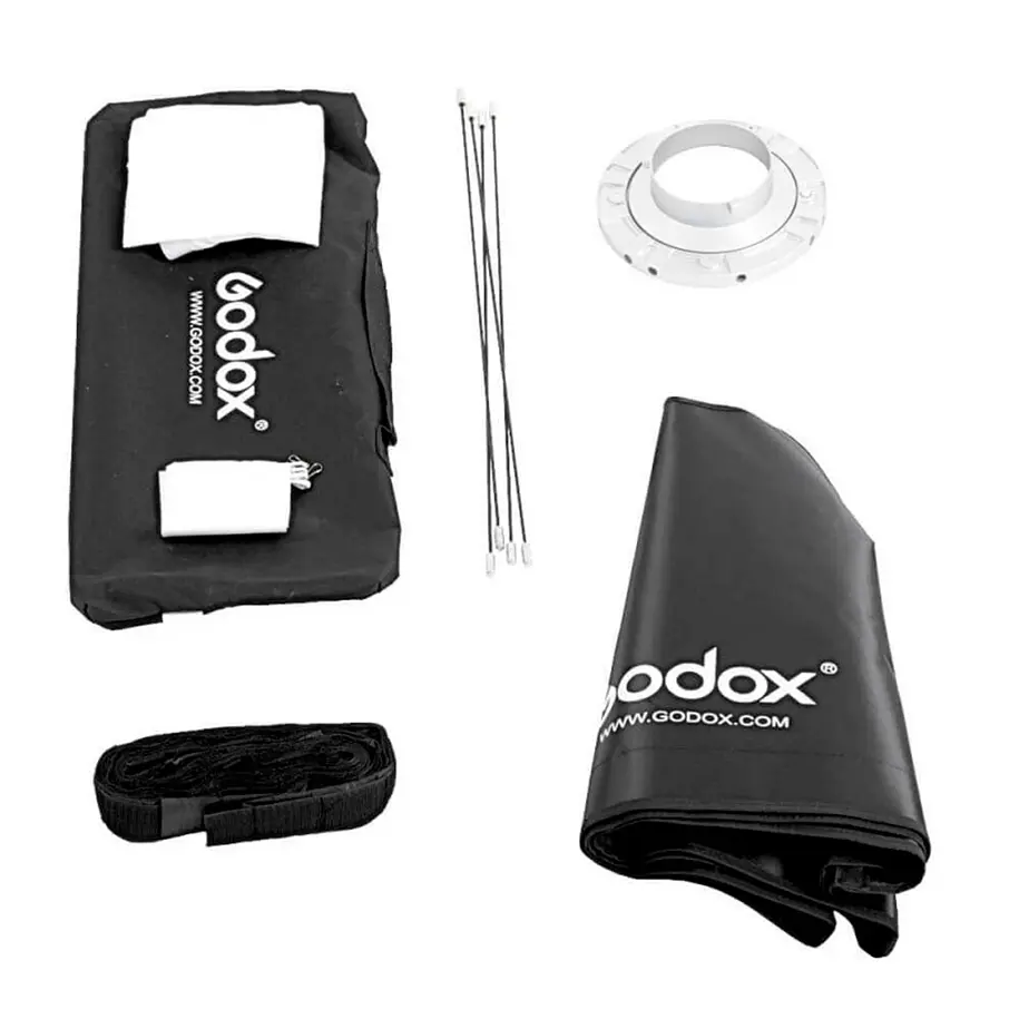Godox Softbox Con Grid 80 X 120 Cm Montura Bowens 7