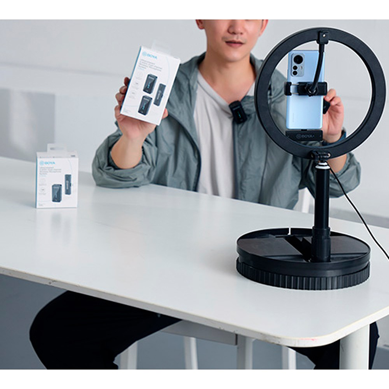 Boya BY-XM6-K5 Micrófono Inalámbrico USB-C Hasta 100 Metros con estuche de carga portátil 5