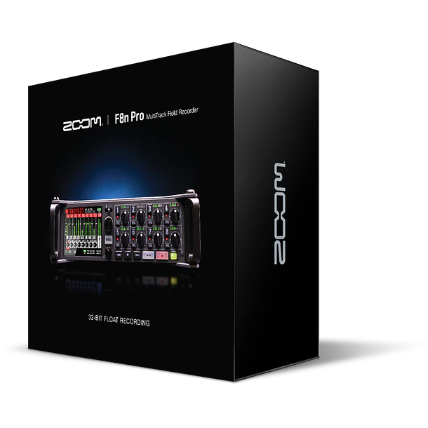 Zoom F8n Pro 8 Entradas / 10 Canales Grabadora de Campo 32Bits y Coma Flotante 20