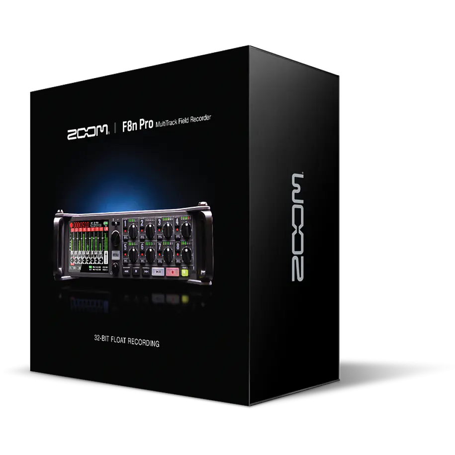 Zoom F8n Pro 8 Entradas / 10 Canales Grabadora de Campo 32Bits y Coma Flotante 20