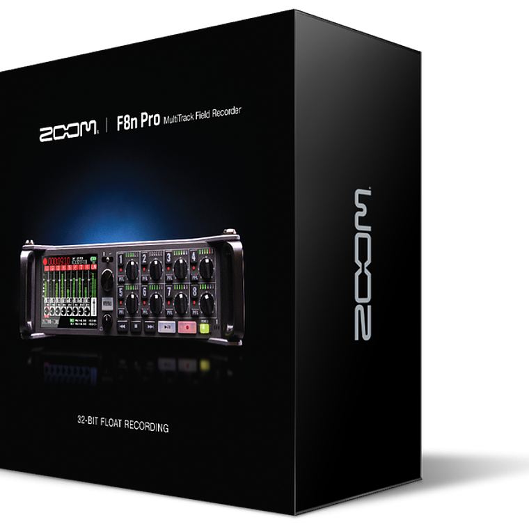 Zoom F8n Pro 8 Entradas / 10 Canales Grabadora de Campo 32Bits y Coma Flotante 20