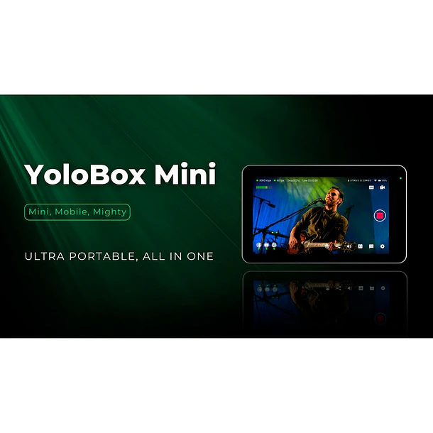 YoloLiv YoloBox Mini Codificador y monitor de transmisión en vivo inteligente todo en uno ultraportátil 14