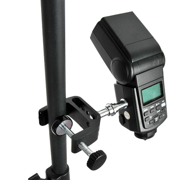 Godox Pinza Tipo Q  Con dos Hilos 1/4 y un hilo 3/8 4