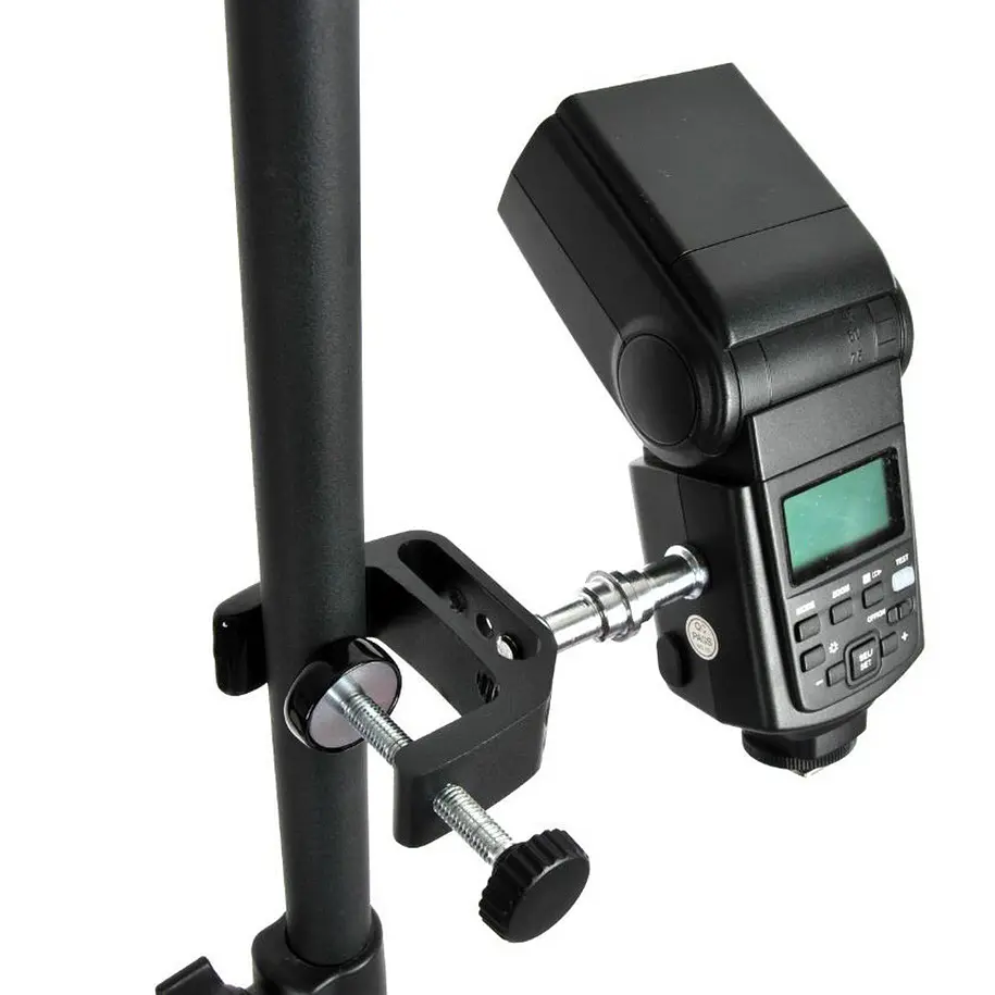 Godox Pinza Tipo Q  Con dos Hilos 1/4 y un hilo 3/8 4