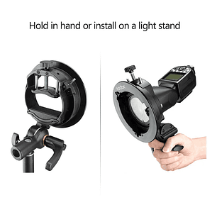 Godox Montura Tipo S2 (bowens) Para Flashes Speedlight de Cabeza Redonda