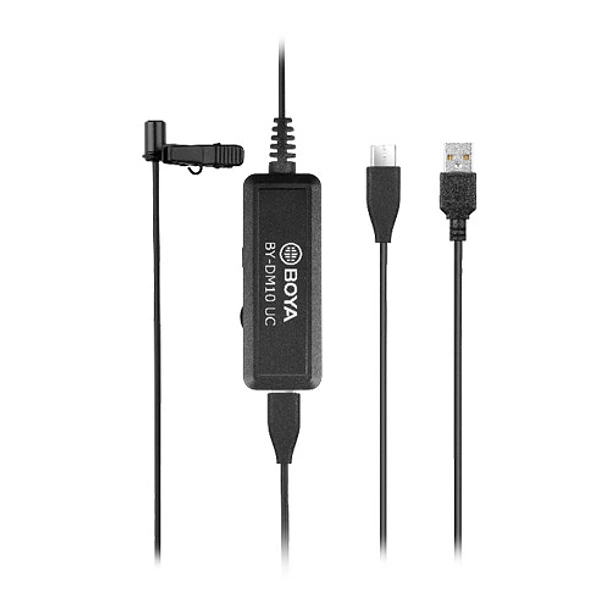 Boya BY-DM10 UC Conectores USB y USB-C Para Win, Mac y Teléfonos USB-C 1