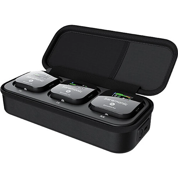 Saramonic Blink 900 B2 Micrófono Profesional Doble Inalámbrico 3.5mm, USB-C y Lightning 3