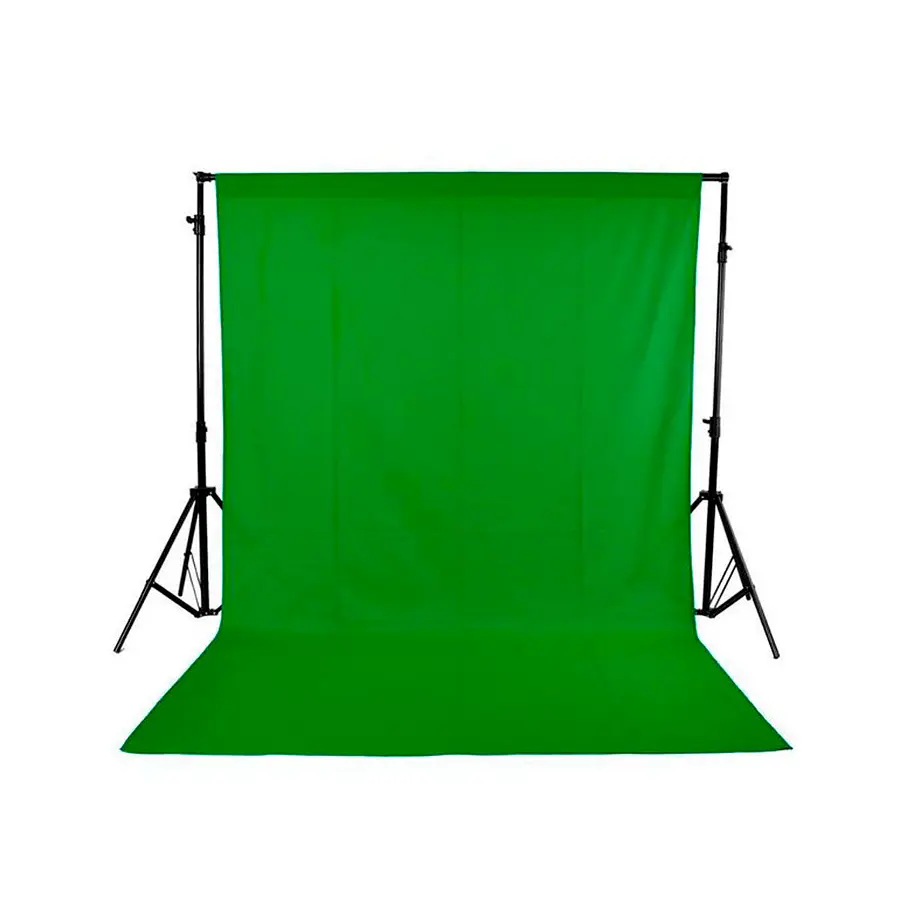 Weifeng Fondo Verde Chroma de Tela Muselina 1.8 x 2.7 Metros 3