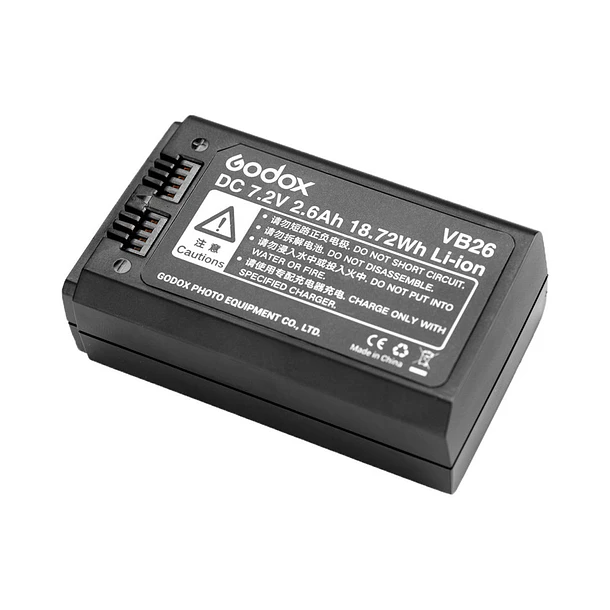 Godox VB26 Batería de Repuesto Para Flash V1 (para cualquiera de sus versiones, canon, nikon, sony, fuji) 2