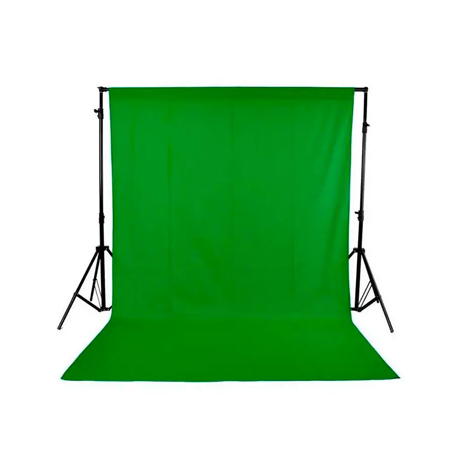 Giraffa Fondo Verde Chroma de Tela Muselina 2.6 x 3 Metros 3