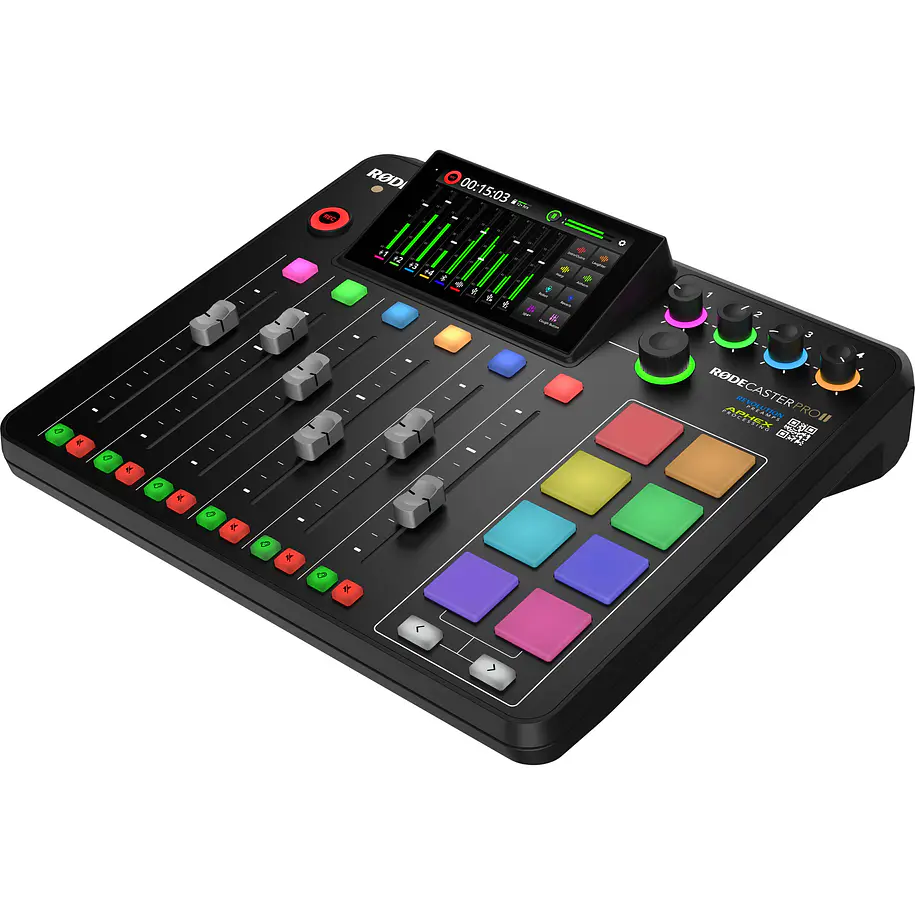 Rode RodeCaster Pro II Mixer de 4 Canales Para Podcast 1