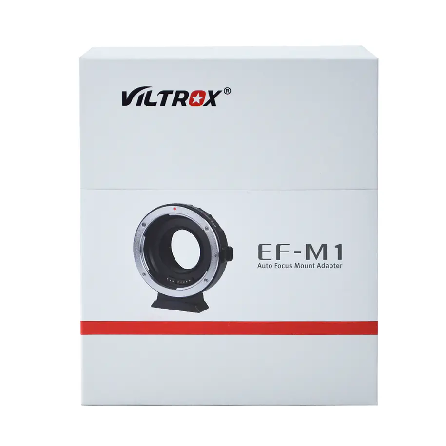 Viltrox EF-M1 Adaptador para lentes de montura Canon EF o EF-S de Canon para cámara Micro 4/3 3