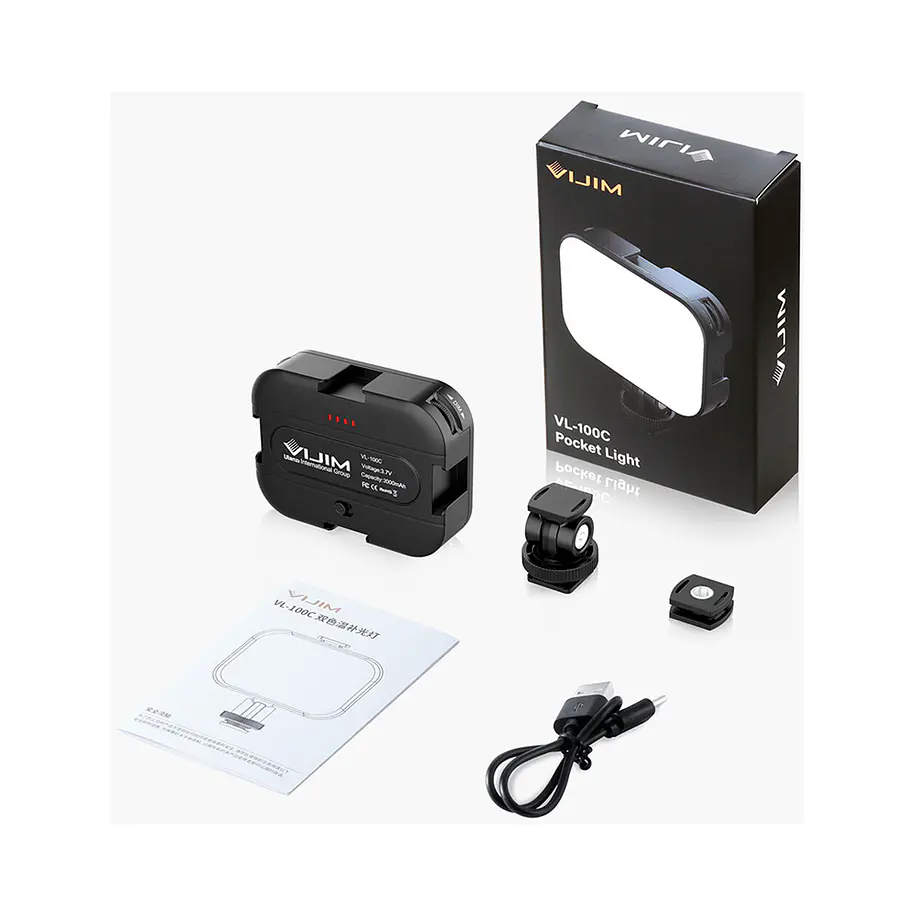 Vijim VL100C Lámpara Compacta Para Cámaras 4