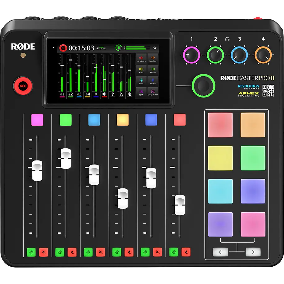Rode RodeCaster Pro II Mixer de 4 Canales Para Podcast 2