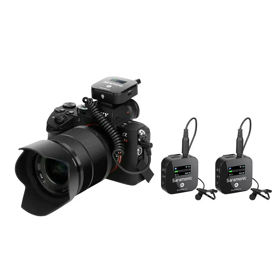 Saramonic Blink 900 B2 Micrófono Profesional Doble Inalámbrico 3.5mm, USB-C y Lightning 13