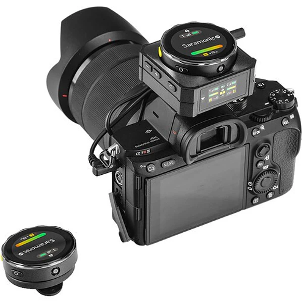 Saramonic Blink Me B2 Micrófono Doble Touchscreens y Grabador, USB-C y 3.5mm 4