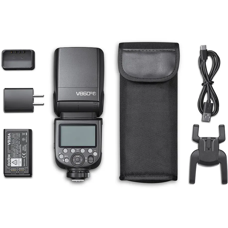 Godox Ving V860III TTL KIT Flash Para Fujifilm Con Batería Recargable 7