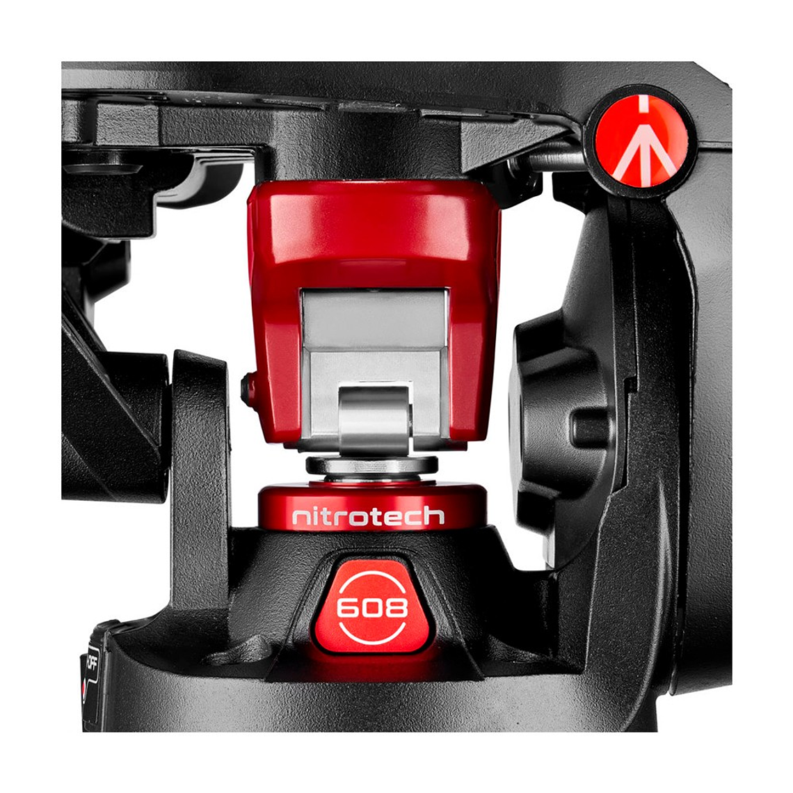 Manfrotto MVK608TWINGC Nitrotech 608, trípode de doble pata de fibra de carbono con esparcidor de suelo MVTTWINGC 13
