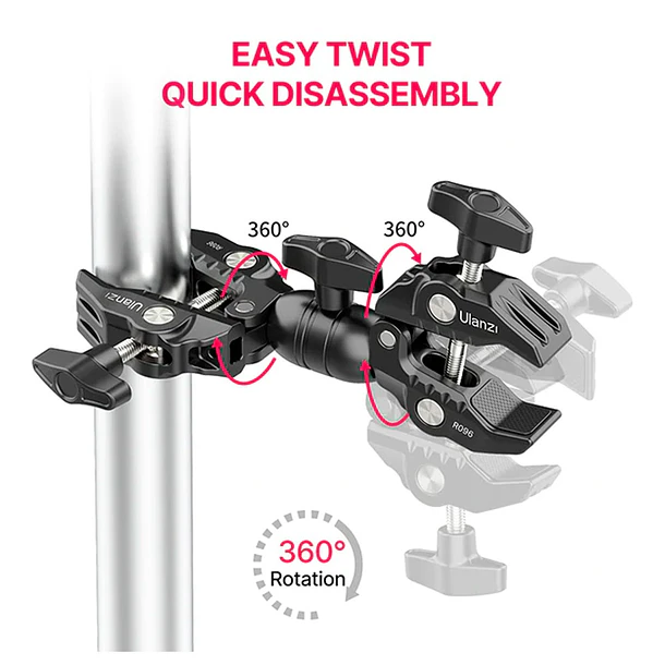Ulanzi R096 Doble Super Clamp 8