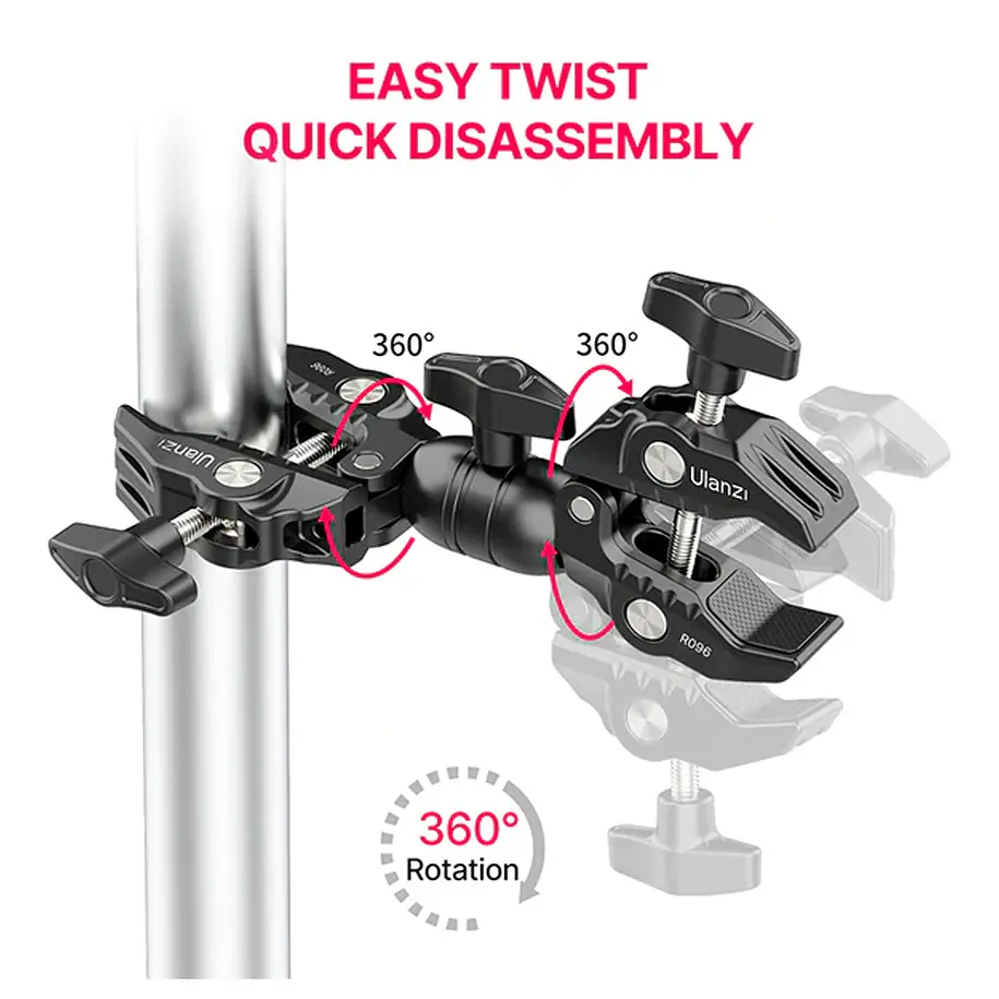 Ulanzi R096 Doble Super Clamp 8