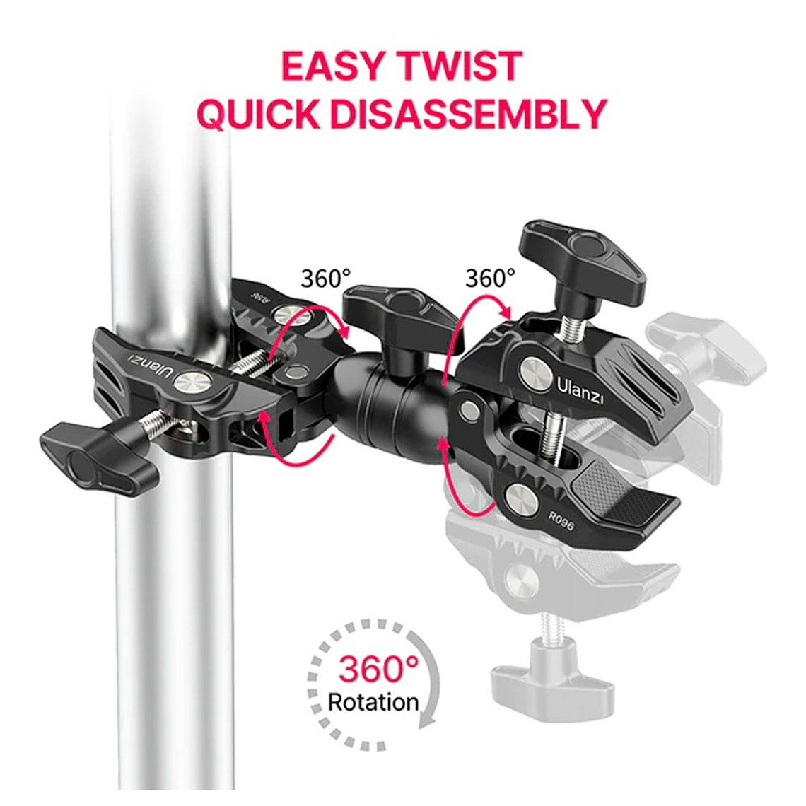 Ulanzi R096 Doble Super Clamp 8