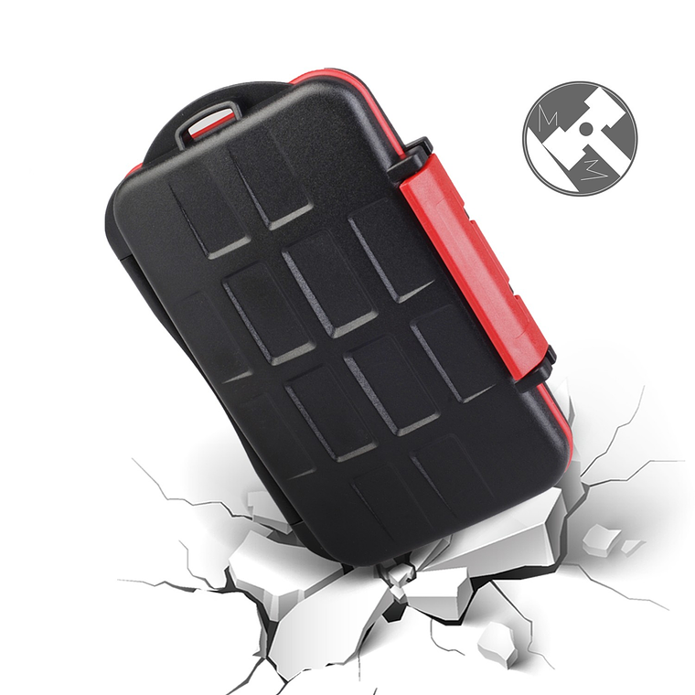 Lensgo KH8S Estuche Para 24 Memorias Micro SD y 12 SD 2