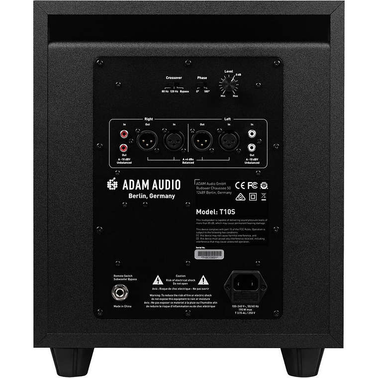 Adam Audio T10-S Subwoofer activo de 10