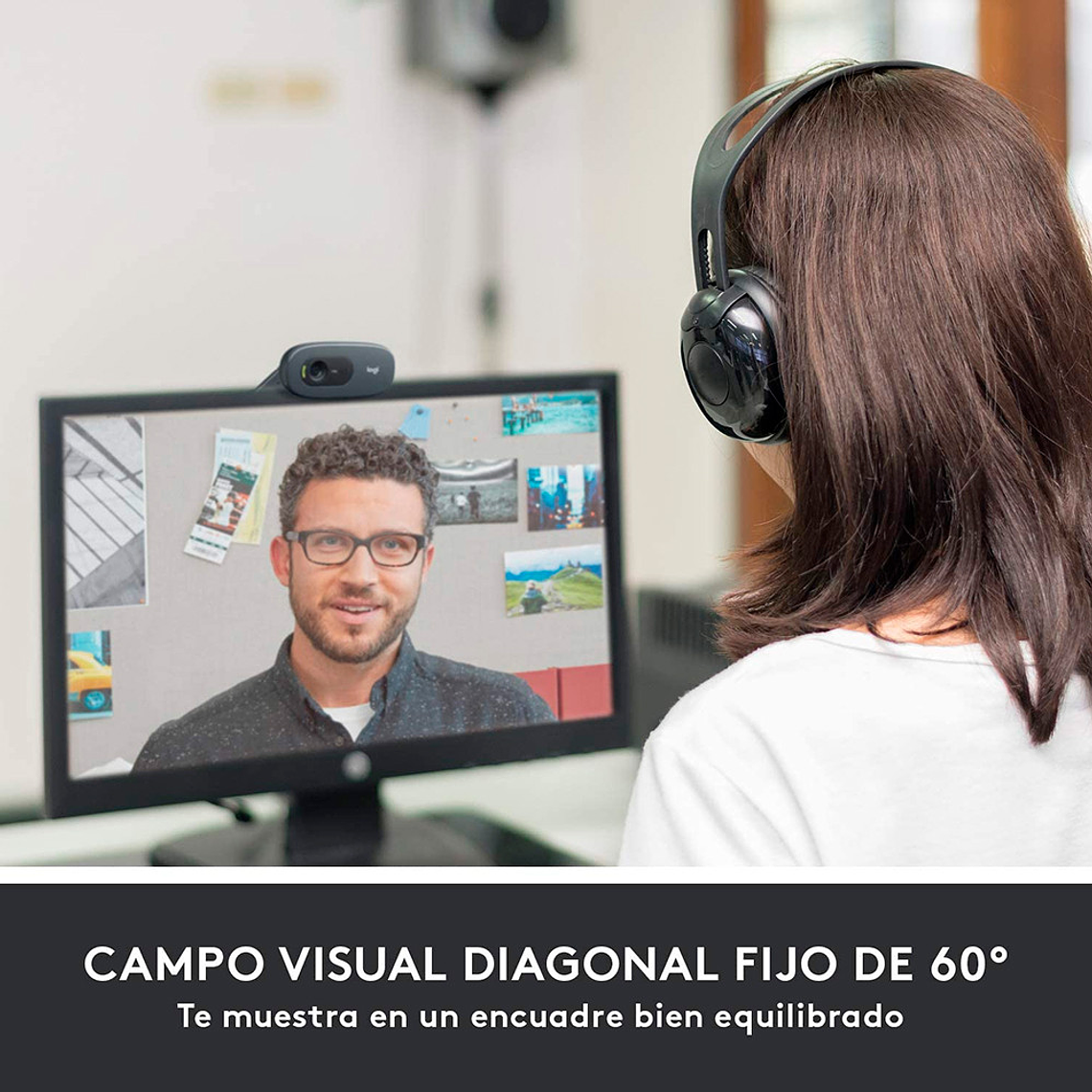 Logitech C505 Cámara web HD 5