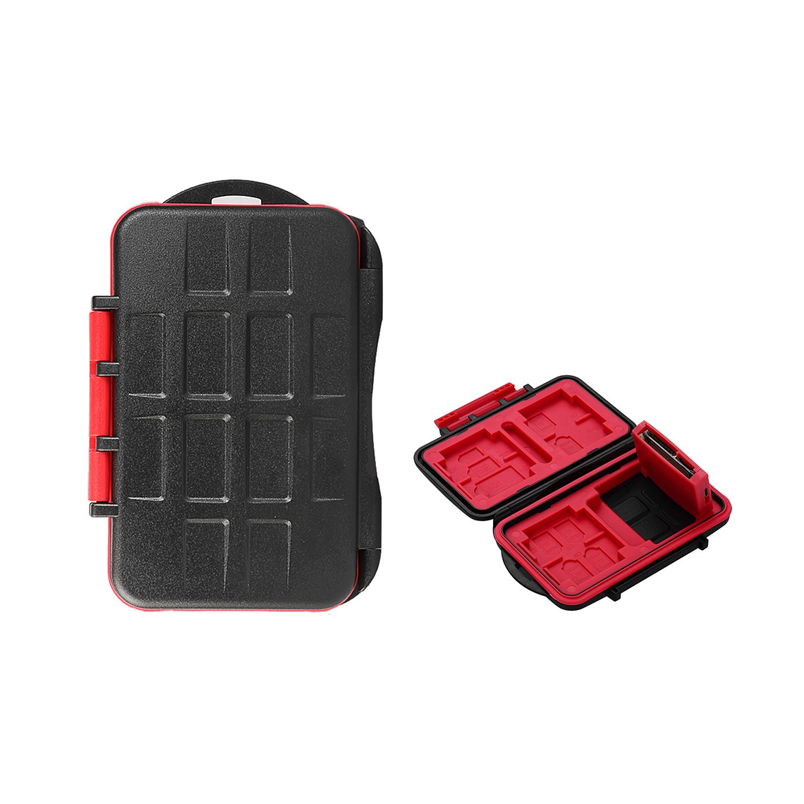 Lensgo USBKY-L Lector de Memorias Con Estuche Para  21 Memorias + Adaptador Lightning 2