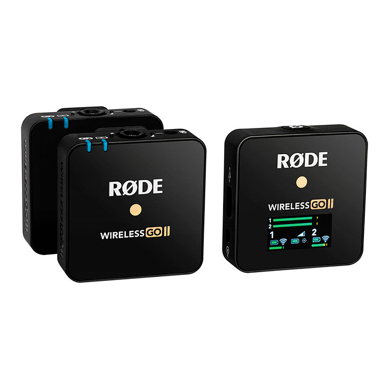 Rode Wireless GO II Micrófono Inalámbrico Con Dos Transmisores y un Receptor 2