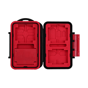 Lensgo USBKY-A Lector de Memorias Con Estuche Para  21 Memorias + Adaptador MicroUsb