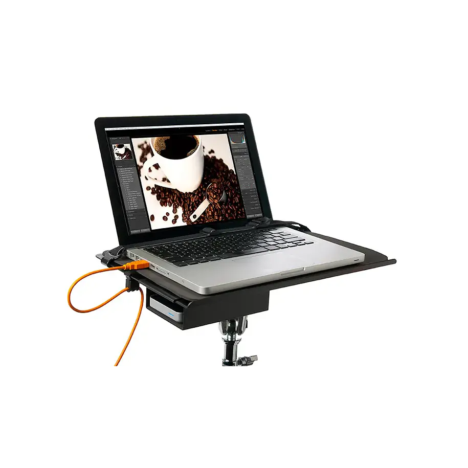 Tether Tools Table Aere Traveler Bandeja Para Sostener Notebook o Proyector en Trípode 1