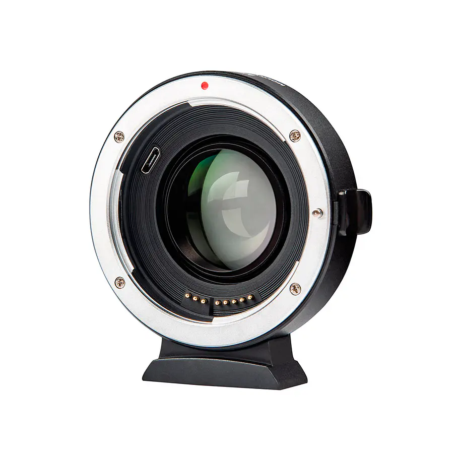 VIL-EF-FX2 0.71x Adaptador para lentes de montura EF o EF-S de Canon a cámara con montura X de FUJIFILM Con multiplicador 0,71X 2