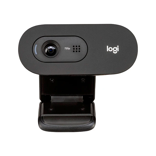 Logitech C505 Webcam HD, 720p, 30fps, Micrófono de largo alcance, 60° Visión, Enfoque fijo, USB 1