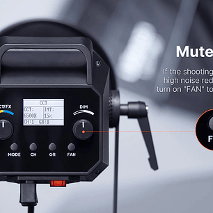 Ulanzi LC150BI Cañón Led  Bicolor 150W Montura Bowens