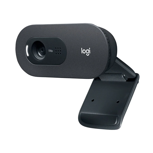 Logitech C505 Webcam HD, 720p, 30fps, Micrófono de largo alcance, 60° Visión, Enfoque fijo, USB 2