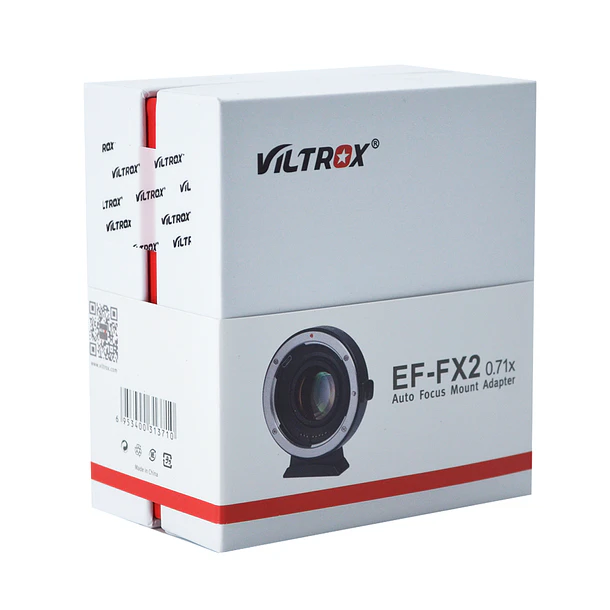 VIL-EF-FX2 0.71x Adaptador para lentes de montura EF o EF-S de Canon a cámara con montura X de FUJIFILM Con multiplicador 0,71X 3