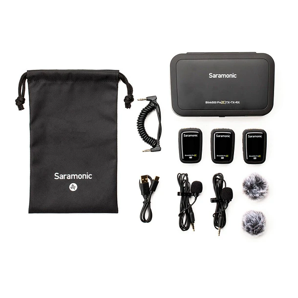 Saramonic Micrófono inalámbrico Blink500 ProX (TX + TX + RX) 18