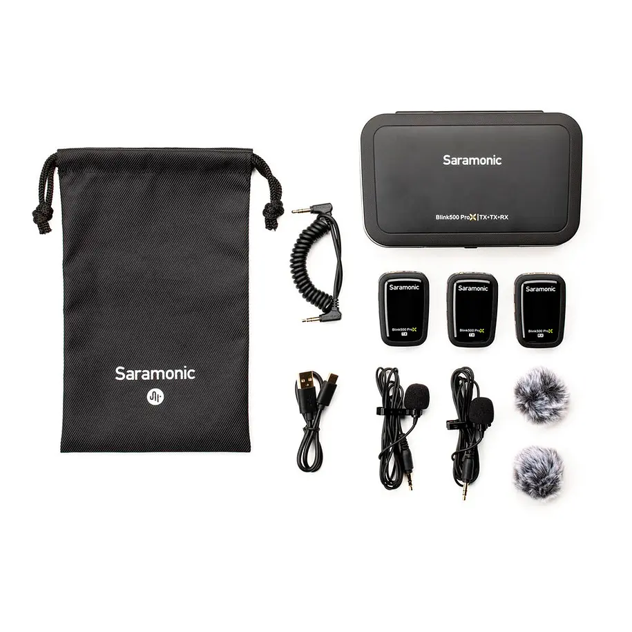 Saramonic Micrófono inalámbrico Blink500 ProX (TX + TX + RX) 18