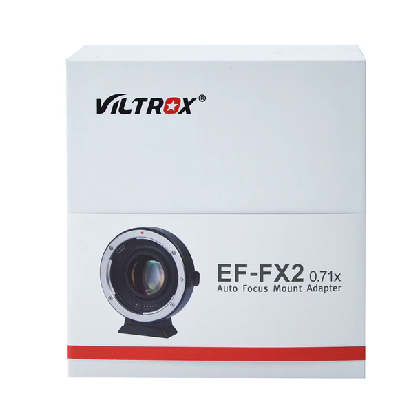 VIL-EF-FX2 0.71x Adaptador para lentes de montura EF o EF-S de Canon a cámara con montura X de FUJIFILM Con multiplicador 0,71X 4