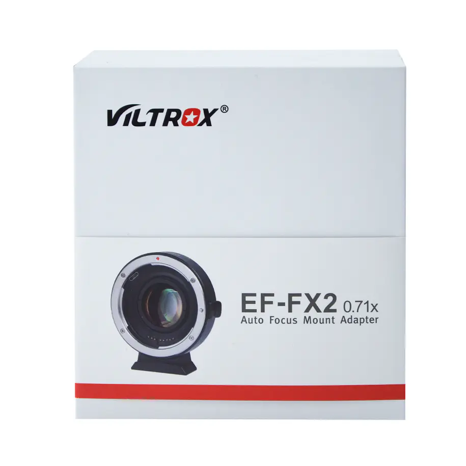 VIL-EF-FX2 0.71x Adaptador para lentes de montura EF o EF-S de Canon a cámara con montura X de FUJIFILM Con multiplicador 0,71X 4