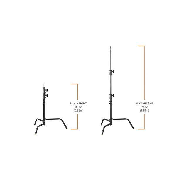 Tether Tools Rock Solid Master C-Stand – BLK Pedestal de luminacion 2