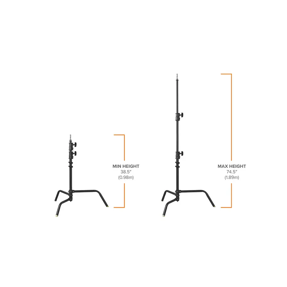 Tether Tools Rock Solid Master C-Stand – BLK Pedestal de luminacion 2
