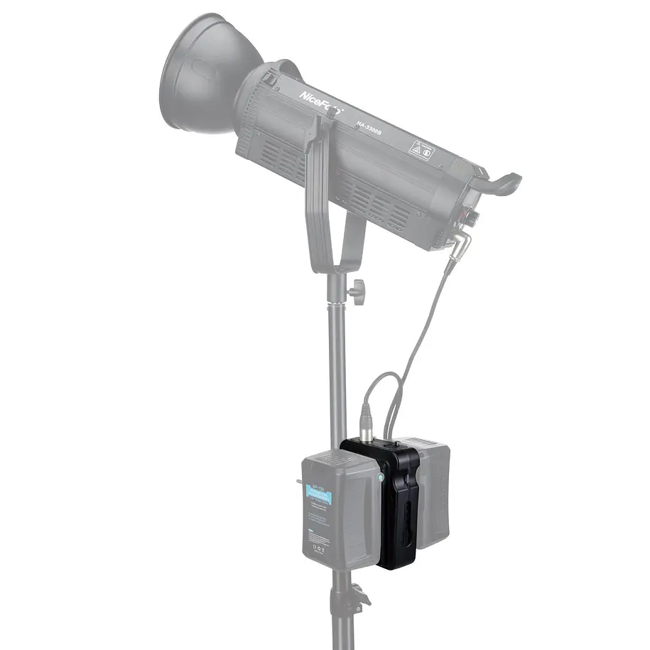 NiceFoto Adaptador Bateria V-Mount BP-V02 3