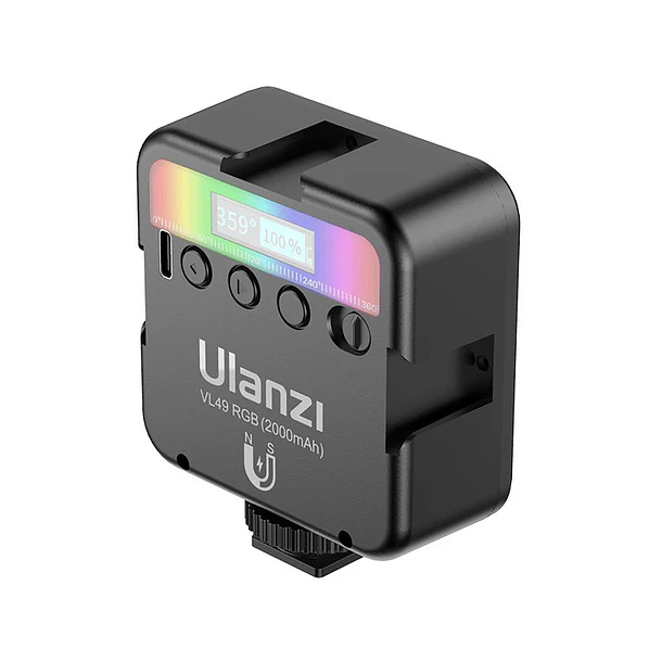 Ulanzi VL49 RGB Lámpara Led Múltiples Colores, Con Imán 7