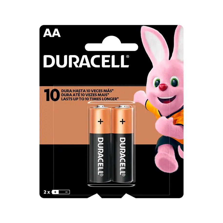 Duracell pila AAx2 Blister Alcalina 1