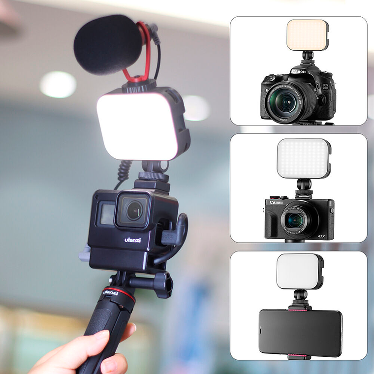 Vijim VL100C Lámpara Compacta Para Cámaras 16