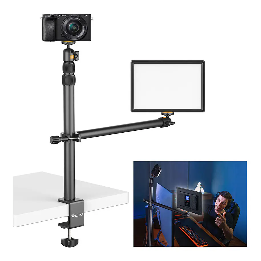 VIJIM LS02 Set de Soporte de Mesa y Brazo Para Accesorios 8